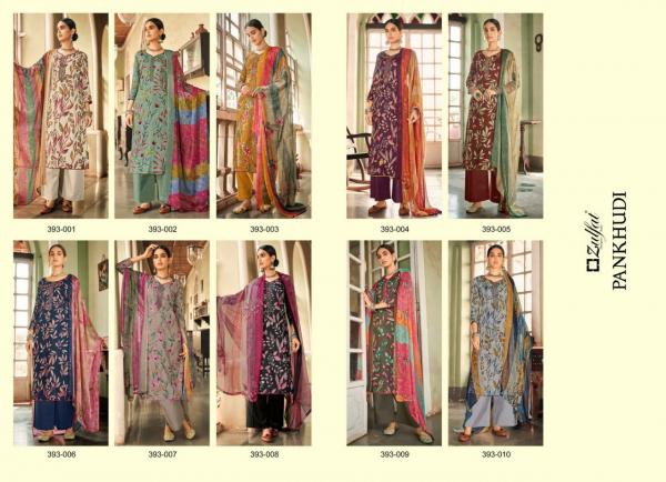 Zulfat Pankhudi Jam cotton Digital Print Designer Dress Material